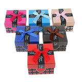 Maxbell 6pcs Paper Cardboard Jewelry Gift Box Watch Ring Earring Storage Case Random Color