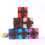 Maxbell 6pcs Paper Cardboard Jewelry Gift Box Watch Ring Earring Storage Case Random Color