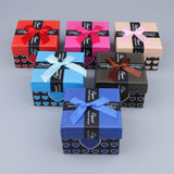Maxbell 6pcs Paper Cardboard Jewelry Gift Box Watch Ring Earring Storage Case Random Color