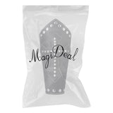 Maxbell 2x Black Medieval Cross Rivets Bandage Steampunk Gauntlet Bracelet Wristband