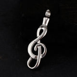 Maxbell Music Note Memorial Jewelry Pet Ash Funeral Cremation Urn Charm Pendant DIY - Aladdin Shoppers