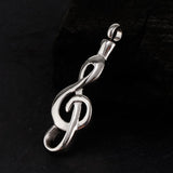 Maxbell Music Note Memorial Jewelry Pet Ash Funeral Cremation Urn Charm Pendant DIY - Aladdin Shoppers