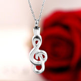 Maxbell Music Note Memorial Jewelry Pet Ash Funeral Cremation Urn Charm Pendant DIY - Aladdin Shoppers