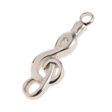 Maxbell Music Note Memorial Jewelry Pet Ash Funeral Cremation Urn Charm Pendant DIY - Aladdin Shoppers