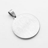 Maxbell 2pcs Stainless Steel Yin Yang Pendant Necklace for Gay Lesbian Pride Gift