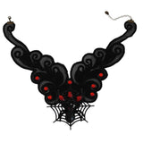 Maxbell Vintage Gothic Black Lace Spider Choker Collar Necklace Halloween Accessory - Aladdin Shoppers