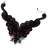 Maxbell Vintage Gothic Black Lace Spider Choker Collar Necklace Halloween Accessory - Aladdin Shoppers