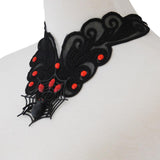 Maxbell Vintage Gothic Black Lace Spider Choker Collar Necklace Halloween Accessory - Aladdin Shoppers