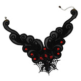 Maxbell Vintage Gothic Black Lace Spider Choker Collar Necklace Halloween Accessory - Aladdin Shoppers