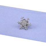 Maxbell Christmas Brooch Snowflake Corsage Banquet Collar Pins for Wedding Ornaments - Aladdin Shoppers