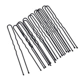 Maxbell 20 Pieces U-shaped Barrettes Crimped Waved Updo Hair Pin Black Lady Women for Wedding Parrty DIY Hair Style Clip - Aladdin Shoppers