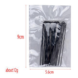 Maxbell 20 Pieces U-shaped Barrettes Crimped Waved Updo Hair Pin Black Lady Women for Wedding Parrty DIY Hair Style Clip - Aladdin Shoppers