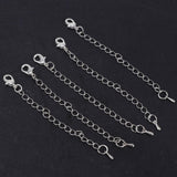 Maxbell 10 Pieces 6mm Cylinder Magnetic Lobster Clasp Extender Chain Jewelry Making - Aladdin Shoppers