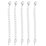 Maxbell 10 Pieces 6mm Cylinder Magnetic Lobster Clasp Extender Chain Jewelry Making - Aladdin Shoppers