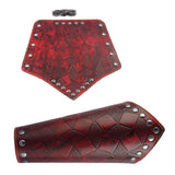 Vintage Medieval Unisex Bracers Leather Gauntlet Wristband Bracers Arm Armor