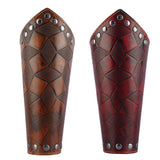Vintage Medieval Unisex Bracers Leather Gauntlet Wristband Bracers Arm Armor