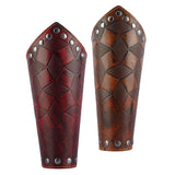 Vintage Medieval Unisex Bracers Leather Gauntlet Wristband Bracers Arm Armor