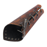 Vintage Medieval Unisex Bracers Leather Gauntlet Wristband Bracers Arm Armor