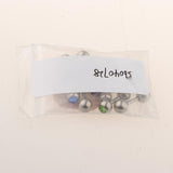 Maxbell Maxbell 10 Pieces Stainless Steel Ear Tragus Ring Lip Tongue Bar Piercings Jewelry 14G