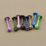 8 Pieces Stainless Steel Barbell Labret Lip Bar Tragus Helix Nose Ring Stud Upper Ear Piercing - Aladdin Shoppers
