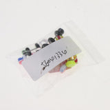 Maxbell Maxbell 12 Pieces Acrylic Ear Earrings Flesh Tunnel Stainless Steel Fake Plugs 16g