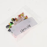 Maxbell Maxbell 6 Pairs Acrylic Ear Earrings Flesh Tunnel Stainless Steel Fake Plugs 16g
