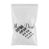 Maxbell Maxbell 5 Pairs Acrylic Ear Earrings Flesh Tunnels Stainless Steel Fake Plugs 16g