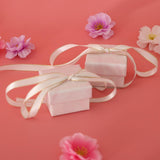 2 Pieces Paper Jewelry Gift Boxes for Rings Necklaces Bracelet 5.3x5.3x3.8cm