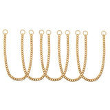 Maxbell Maxbell Large Stainless Steel Dog Cuban Link Collar Necklace Chain Gold 16 inch