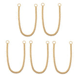 Maxbell Maxbell Large Stainless Steel Dog Cuban Link Collar Necklace Chain Gold 16 inch