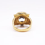 Maxbell Stainless Steel Ring Vintage Gothic Tribal Biker Tiger Head Band US Size13