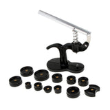 Maxbell Watch Back Press Tool Kit - 13 pcs 18mm to 50mm Watch Press Set Back Case Closer Watch Repair Kit With 12 pcs Dies for Watchmakers (13 Pcs) - Aladdin Shoppers