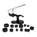 Maxbell Watch Back Press Tool Kit - 13 pcs 18mm to 50mm Watch Press Set Back Case Closer Watch Repair Kit With 12 pcs Dies for Watchmakers (13 Pcs) - Aladdin Shoppers