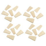 Maxbell Maxbell 20 Pieces Unfinished Wood Ornaments Wood Ornament Slices Wood Pieces Embellishments for Christmas Decoration Hanging and DIY Craft
