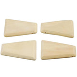 Maxbell Maxbell 20 Pieces Unfinished Wood Ornaments Wood Ornament Slices Wood Pieces Embellishments for Christmas Decoration Hanging and DIY Craft