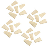 Maxbell Maxbell 20 Pieces Unfinished Wood Ornaments Wood Ornament Slices Wood Pieces Embellishments for Christmas Decoration Hanging and DIY Craft