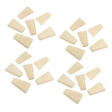 Maxbell Maxbell 20 Pieces Unfinished Wood Ornaments Wood Ornament Slices Wood Pieces Embellishments for Christmas Decoration Hanging and DIY Craft