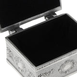 Maxbell Maxbell Vintage Flower Sculpture Trinkets Chest Jewelry Box Organizer 6.3 X 5 X 3cm