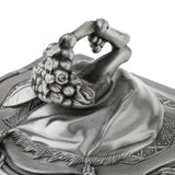 Maxbell Maxbell Vintage Classic Flower Sculpture Trinkets Chest Jewelry Box Organizer 10x9cm