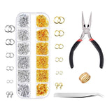 Maxbell 12 Grids Jewelry Making Set Tool Findings Starter Plier Beading Accessories - Aladdin Shoppers