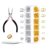 Maxbell 12 Grids Jewelry Making Set Tool Findings Starter Plier Beading Accessories - Aladdin Shoppers