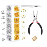 Maxbell 12 Grids Jewelry Making Set Tool Findings Starter Plier Beading Accessories - Aladdin Shoppers