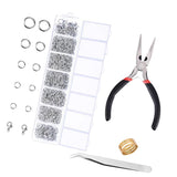 Maxbell 7 Grids Jewellery Findings Kit Lobster Clasps Jump Rings Plier DIY Jewelry Making - Aladdin Shoppers