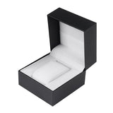 Maxbell Maxbell Black Plastic Single Slot Watch Bracelet Case Wristwatch Box Gift Organizer