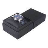 Maxbell Maxbell Black Hardboard Single Slot Watch Bracelet Case Wristwatch Box Organizer