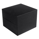 Maxbell Maxbell Black Hardboard Single Slot Watch Bracelet Case Wristwatch Box Organizer