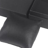 Maxbell Maxbell Black Hardboard Single Slot Watch Bracelet Case Wristwatch Box Organizer