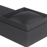 Maxbell Maxbell Black Hardboard Single Slot Watch Bracelet Case Wristwatch Box Organizer