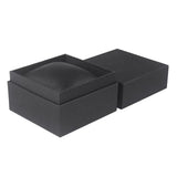 Maxbell Maxbell Black Hardboard Single Slot Watch Bracelet Case Wristwatch Box Organizer