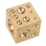 Maxbell Jewelers Copper Dapping Block Square Punch Dome Jewelry Making Bench Tool - Aladdin Shoppers